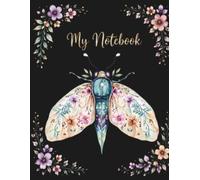 Elegant Watercolor Botanical Moth Journal | Floral Nature Writing Notebook: A beautifully designed lined notebook inspired by nature, watercolor florals, and vintage botanical art.