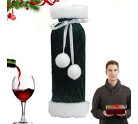 Elegant Wine Accessories | Seasonal Bottle Decor | Christmas Wine, Stylish Wine Covers, Reusable Holiday Decor, Velvet Wine Bottle Wraps, Unique Wine Presentation, Christmas Party Accessories