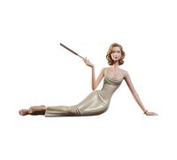 Elegant Women Statue - Aesthetic Table Decoration | Modern Incense Holder Sculpture, Abstract Female Figurine for Bookcase Window Sill, Bookshelf Ornament, Bedroom Nightstand Decor