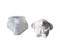 Elegante 3D Hermoso Elefante Flexible Molde de Silicona Diseños Accesorio Portátil Para Hacer Yeso Y Resina Hogar