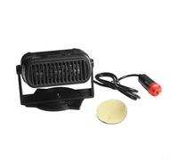 Elegante acabado negro en un calentador de estacionamiento portátil que ofrece tiempos de calentamiento sin comprometer el espacio dentro del vehículo