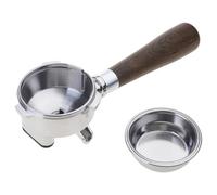 Elegante accesorio de espresso con mango de madera para máquinas de café espresso de 58 mm que proporciona comodidad y mejores rendimientos de preparación, portafiltro de café