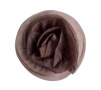 Elegante accesorio de ropa con forma de flor, ramillete de gran tamaño, textura de poliéster para diseñadores que buscan un artículo único en ropa de gran tamaño, talla única, como se describe