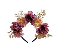 Elegante accesorio para el cabello de flores para mujeres y niñas. Combine diferentes atuendos desde el ocio hasta la ropa formal. Diadema floral con estilo
