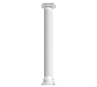 Elegante adhesivo de pared con columna romana 3D, material de PVC impermeable, fácil instalación (LMZ-001)