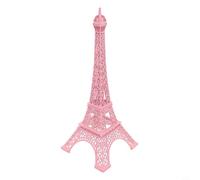 Elegante adorno de metal modelo de torre Eiffel para decoración del hogar u oficina, estatua artística de Famous European Architecture