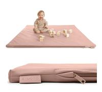 Elegante alfombra de juego de cuero vegano para bebé, suave, fácil de limpiar, crea una zona de juego segura para tu bebé. La alfombra de espuma moderna perfecta se adapta perfectamente a la sala de