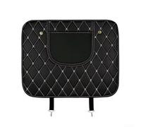 Elegante almohadilla de cuero para coche con un bolsillo organizador perfecto para interiores de vehículos