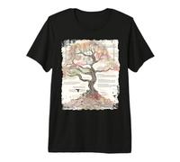 Elegante árbol de meditación Zen Yoga Yin Yang Japón Bonsai Camiseta Premium