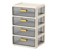 Elegante armario de almacenamiento de cajones de escritorio de varios niveles, accesorios para el hogar, suministros de oficina para una organización eficiente de espacios de trabajo