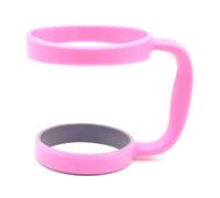 Elegante asa multiuso de doble anillo en varios colores para taza de café aislada al vacío de 30 onzas