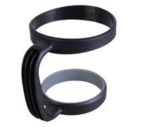 Elegante asa multiuso de doble anillo en varios colores para taza de café aislada al vacío de 30 onzas