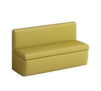 Elegante banco de almacenamiento de cuero verde con respaldo, 180 cm, patrón de pata de gato, elegante asiento de entrada y pasillo, perfecto para decoración del hogar y nización.