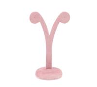 Elegante bandeja de joyería de moda, soporte para pendientes, organizador de collares para collares, pulseras, franela, Pendientes de frijol