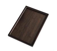 Elegante bandeja de servir para cocina, té, barra resistente al aceite y al polvo, fácil de limpiar (28 x 19 x 2 cm)