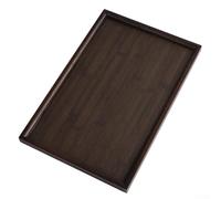Elegante bandeja de servir para cocina, té, barra resistente al aceite y al polvo, fácil de limpiar (38 x 25 x 2 cm)