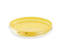 Elegante bandeja giratoria de plástico para cocina y baño Lazy Susan para un fácil acceso a los artículos (12 pulgadas)
