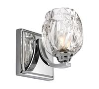 Elegante Baño Luminaria Bogar Cristal Pantalla IP44 Con LED Aplique Baño