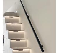 Elegante barandilla de escalera para interior/exterior, barra de soporte antideslizante con opciones de longitud de 0,36 m, pasamanos montado en la pared para terraza/balcón/porche (L 390 cm/12.8 pies