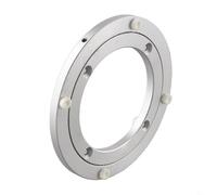 Elegante base de mesa giratoria redonda de aleación de aluminio diseñada para un funcionamiento suave (140 mm)