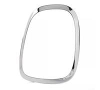 Elegante bisel cromado para actualización de luz trasera Mini Cooper S | Plástico ABS de alta calidad, acabado cromado plateado, escudo a prueba de polvo, evita la decoloración, larga durabilidad