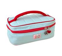 Elegante bolsa de cosméticos, práctica y delicada, espaciosa, organizador de artículos de tocador de viaje para gimnasio, al aire libre, negocios, viajes, organizador de artículos de tocador con