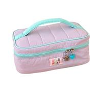 Elegante bolsa de cosméticos, práctica y delicada, espaciosa, organizador de artículos de tocador de viaje para gimnasio, al aire libre, negocios, viajes, organizador de artículos de tocador con