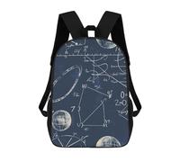 Elegante Bolsa De Deporte Fórmula Matemática Bolso Mochilas Poliéster Mochilas Instituto para Mujeres, Hombres, Viajes, 42X32X14Cm