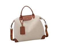 Elegante bolsa de gimnasio de gran tamaño para maternidad, ergonómica, bolsa de viaje con compartimento separado para zapatos, compañero de gimnasio de moda, Brown