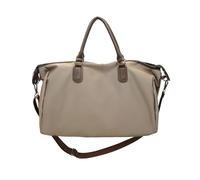 Elegante bolsa de gimnasio unisex espaciosa, bolsa de hombro ergonómica, plegable, para viajes, fitness, uso diario, resistente al agua, nailon deportivo, Khaki, Mass Beauty