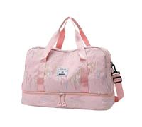 Elegante bolsa de hombro para viajes, fitness, gimnasio, deportes, gran capacidad, para la noche, con compartimento para zapatos, gimnasio, viajes, para mujer, elegante, bandolera de gran capacidad