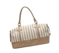 Elegante bolsa de transporte multiusos para viajes cortos, deportes, uso diario, gran capacidad, bolsa de tela, bolsa de alma, gimnasio, para deportes esenciales, Khaki, Mass Beauty