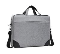 Elegante bolsa para portátil de 15.6 pulgadas, funda para cuadernos, bolsa de negocios para profesionales y estudiantes, bolsa para laptop, Gray, One Size