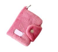 Elegante bolso cambiador de felpa suave y resistente, cómodo al tacto y para uso diario, organización, minimalistas, diseños, rosa roja, Talla única