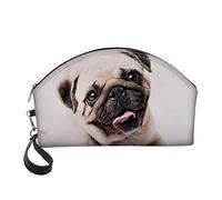 Elegante bolso cosmético de las mujeres de los bolsos del maquillaje del cuero de la PU del perro de, color, 5.0cm*10.5cm*20.5cm, Estuche para lápices