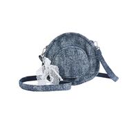 Elegante bolso cruzado con forma de sombrero de vaquera con lazos, diseño decorativo para mujeres y niñas, uso diario, práctico, tela vaquera, correa ajustable, bolso único en forma de sombrero, a