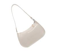 Elegante bolso de hombro de piel sintética para mujer, bolso de noche, bolso de mano en las axilas, para fiestas, damas de noche, White, One Size