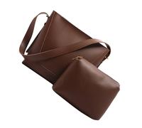 Elegante Bolso De Hombro PU para Mujer con Interior Espacioso Bolso Cruzado Y Organizadores Conjunto 2 Piezas Cruzado