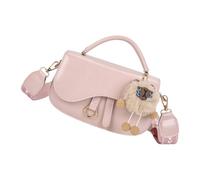 Elegante bolso de mano de poliuretano resistente al desgaste, compartimentos espaciosos, diseño ergonómico, moderno, para mujer, esencial, espacioso, resistente al desgaste, a, One Size