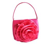 Elegante bolso de noche con cadena para mujer, elegante bolso de hombro con flores para bodas y cócteles, bolso de noche bordado, b, One Size