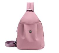 Elegante Bolso de Pecho con Compartimento Secreto y Correa Ajustable Mochila Ligera de Nailon para Llevar Todos los días Bolso Bandolera de Viaje Esencial