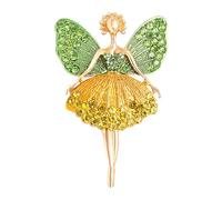 Elegante broche de aleación de ballet para fiestas, seguro y cómodo de llevar para mujer, One Size, como se describe