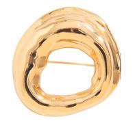 Elegante broche de aleación en tono K dorado o blanco, elegante pin de solapa, ideal para mejorar atuendos profesionales e informales, talla única, como se describe