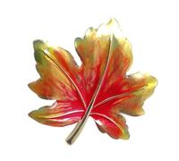 Elegante broche de arce, accesorio de joyería versátil, pin de pecho para eventos formales, trajes diarios, uso diario, regalo listo para fiestas, broche vintage, Medio, como se describe