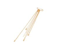 Elegante broche de borlas para mujeres y hombres, aleación de inspiración vintage, pin decorativo multiuso, realzador de atuendo, broche de cadena retro chic, One Size, como se describe