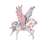 Elegante broche de caballo inspirado en animales con temática zodiacal china, espíritu clásico, moderno, regalo de solapa, pin de diseño único, talla única, como se describe
