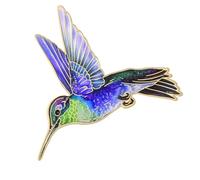 Elegante broche de colibrí para mujeres y niñas, se fija a camisas, abrigos, bolsas, multifuncional, accesorio de broche de colibrí, talla única, como se describe