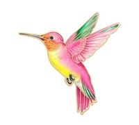 Elegante broche de colibrí para mujeres y niñas, se fija a camisas, abrigos, bolsas, multifuncional, accesorio de ramillete, accesorio para decoración de sombrero, One Size, como se describe