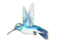 Elegante broche de colibrí para mujeres y niñas, se fija a camisas, abrigos, bolsas, multifuncional, accesorio de broche de colibrí, talla única, como se describe