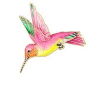 Elegante broche de colibrí para mujeres y niñas, se fija a camisas, abrigos, bolsas, multifuncional, accesorio de broche de colibrí, talla única, como se describe